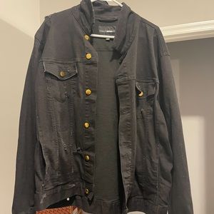 Fashion Nova Large Black Denim Jacket - Men’s